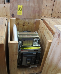 BREAKER, CIRCUIT, 600 FRAME AMP RATING, MASTERPACT NT 08N1 KIND, 3 POLE, 480 VOLT RATING SQUARE D DIRECT REPLACEMENT FOR NSR-EQ ABB K-600S ENVIRONMENTALLY QUALIFIED (EQ) FOR PENETRATION AREA (REFER TO EQDP M-85123) INCLUDES ONE NEW 18" DOOR, MOUNTS USING EXISTING HINGES > CONTINUOUS CURRENT: 600A > INTERRUPTING RATING: 30KA @ 535 VAC > 125VDC OPERATED > RMS 2002 NTC SOLID STATE, PART # NLI-NT08N1-LISB8-EODC-NSR-EQ-001 (W-44) LOADING & HANDLING FEE $15-